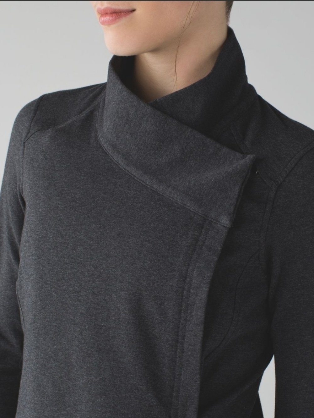 Lululemon Coast Wrap II - Heathered Black - Picture 2 of 12